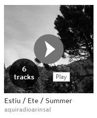 playlist tracks and play button
